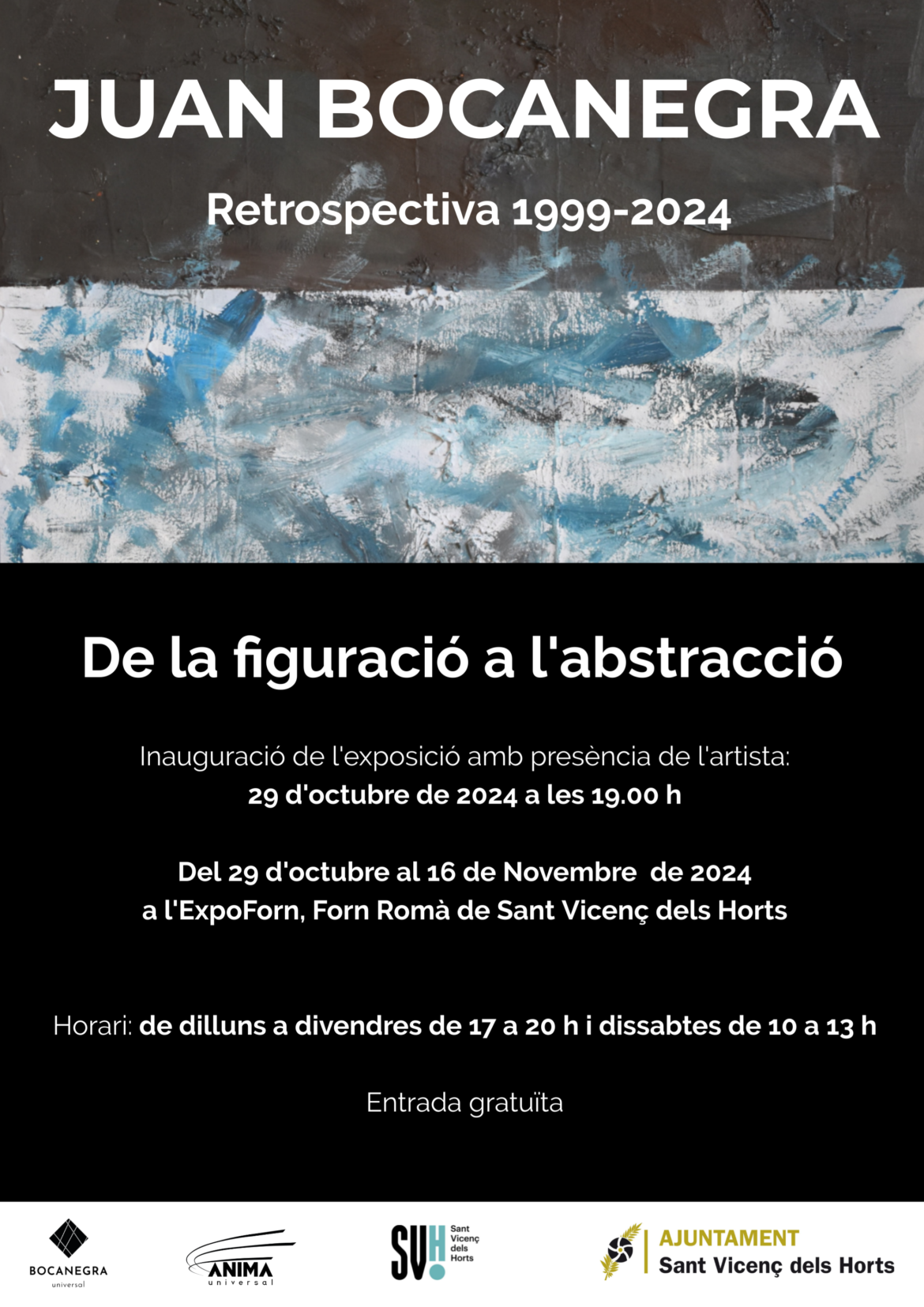 Sant Vicenç dels Horts acull una retrospectiva de Juan Bocanegra, ballarí i pintor